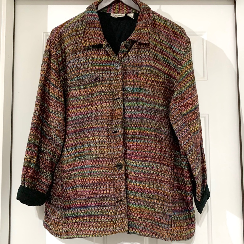 Chico's Design Vintage Women's Size 3 (Large) Multicolor Jacket